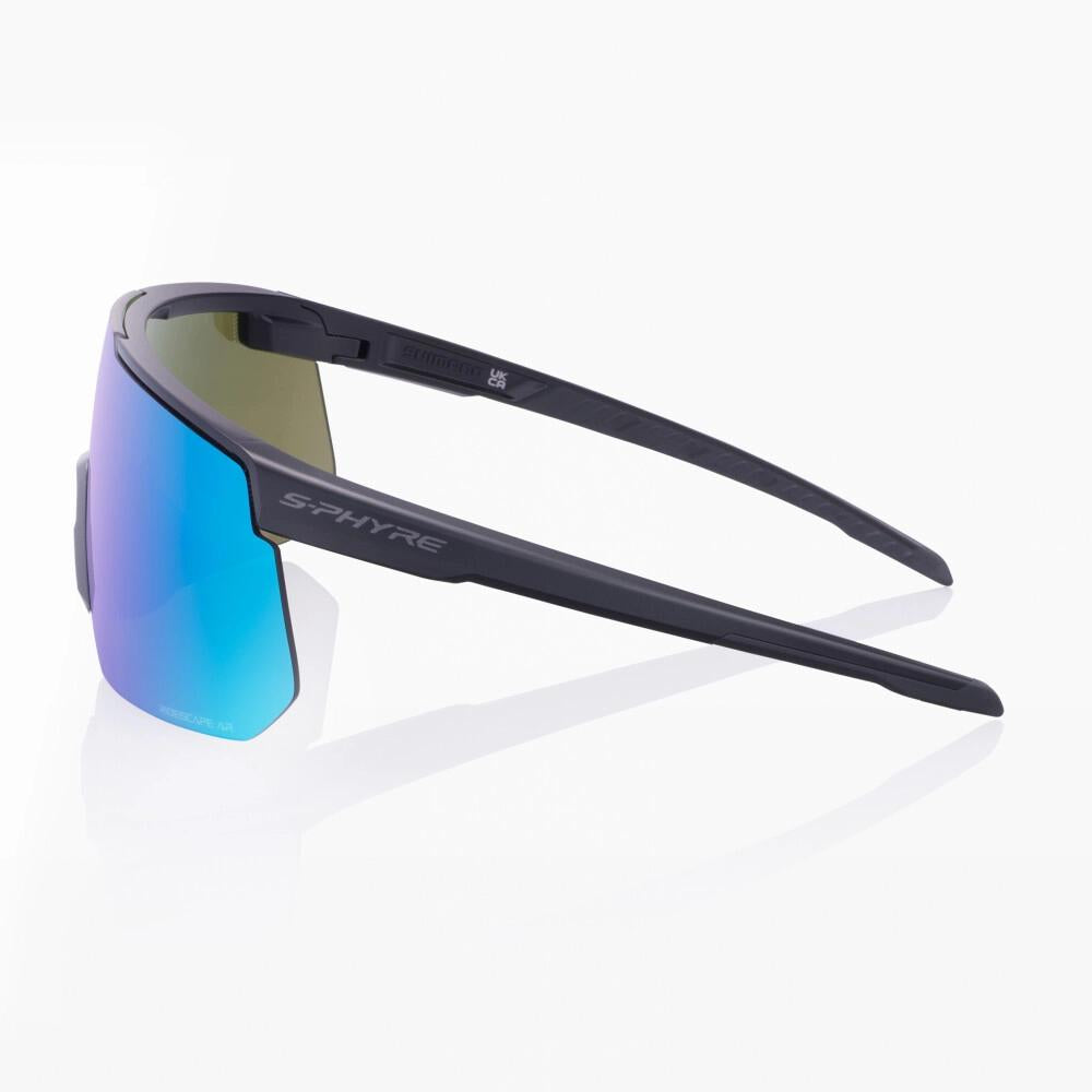 SHIMANO BRILLE S-PYHRE 2 RIDESCAPE AR S MATT - aerodynamische High-Performance-Radsportbrille