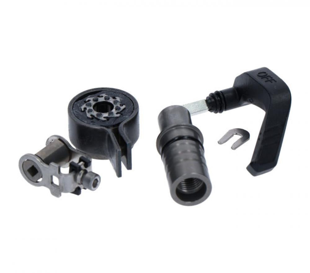 Shimano Stabilisator-Einheit RD-M9100 XT/XTR Schaltwerk Ersatzteil. Mehrere schwarze und silberne Komponenten.