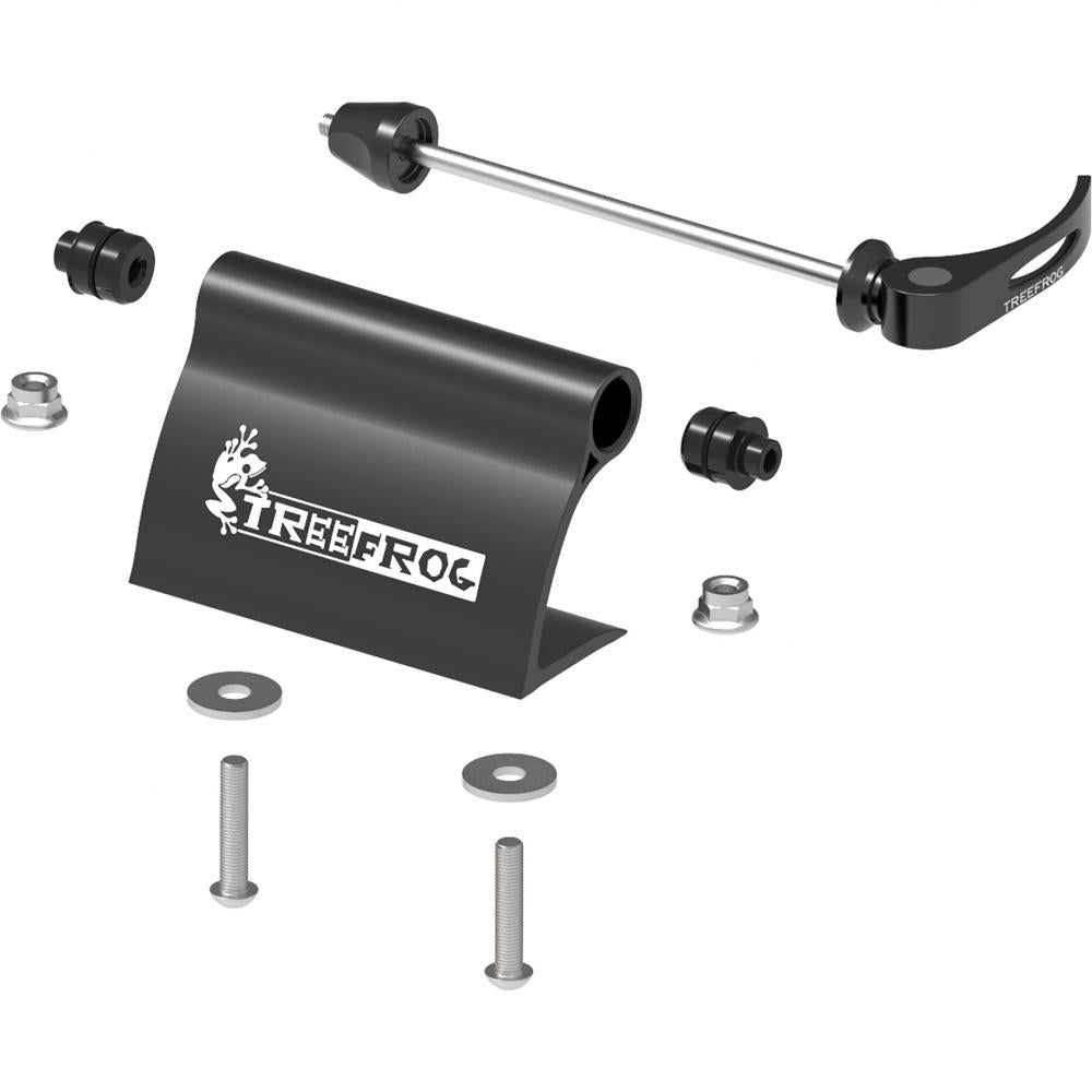 TreeFrog Fork Mount 15 x 100 15 Schwarz - flexibler Gabelhalter für QR & TA