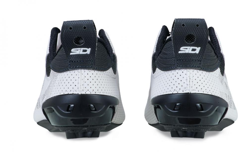 Sidi ROAD Tri-Sixty white 44 Weiß - Triathlon-Rennradschuh mit Carbonsohle