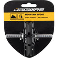 Jagwire Mountain Pro Cartridge Bremsschuhe Cantilever Schwarz - All-Weather-Mischung