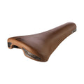 Selle Italia Turbo Racer Light Brown L1 Echtleder-Rennradsattel 146 × 275 mm