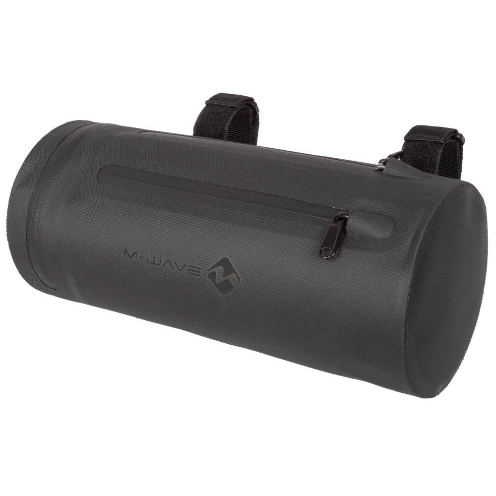 M-Wave Bikepacking Lenkertasche Front S 3L schwarz - Wasserdichte Lenker-Tasche für Radfahrer