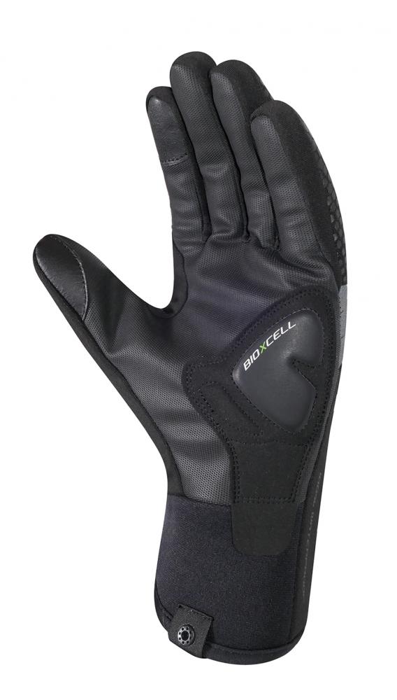 CHIBA BioXCell Warm Winter - wasserdichte Winter-Radhandschuhe schwarz S