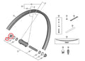 Shimano XTR / DEORE XT Endkappe links für Vorderradnaben