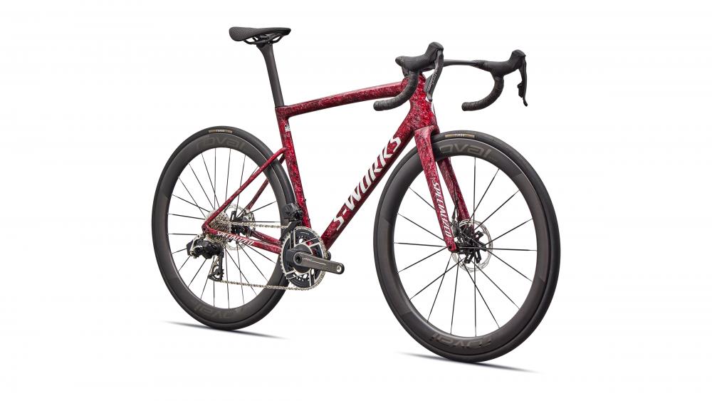 Specialized Tarmac SL8 SW AXS - Rennrad Rahmenset Red Sky/Shadow Silver/White 44cm - Unbekannt