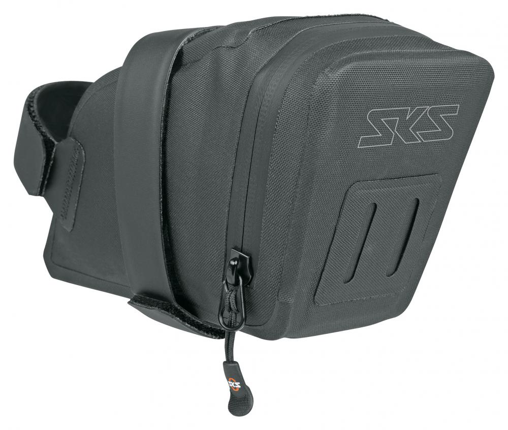 SKS Race Satteltasche L schwarz 750 ml, wasserdicht, reflektierend, 180x70x100 mm, 120 g