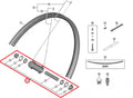 SHIMANO Hohlachse WH-M9200 Vorderrad Komplettkit Hohlachse