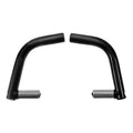 Point Lenkerhörnchen, Aluminium, Innenklemmung, ergonomische Innenbiegung, schwarz, passend für Lenker mit 15,216 mm Innendurchmesser, ideal für Trekking- und Citybikes