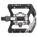 Messingschlager Pedale PM827 schwarz Exustar Half-Clipless 311867