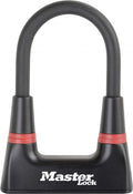 Master Lock Bügelschloss 8278 Schwarz 14 mm x 150 mm x 80 mm - hohe Sicherheit für Fahrräder