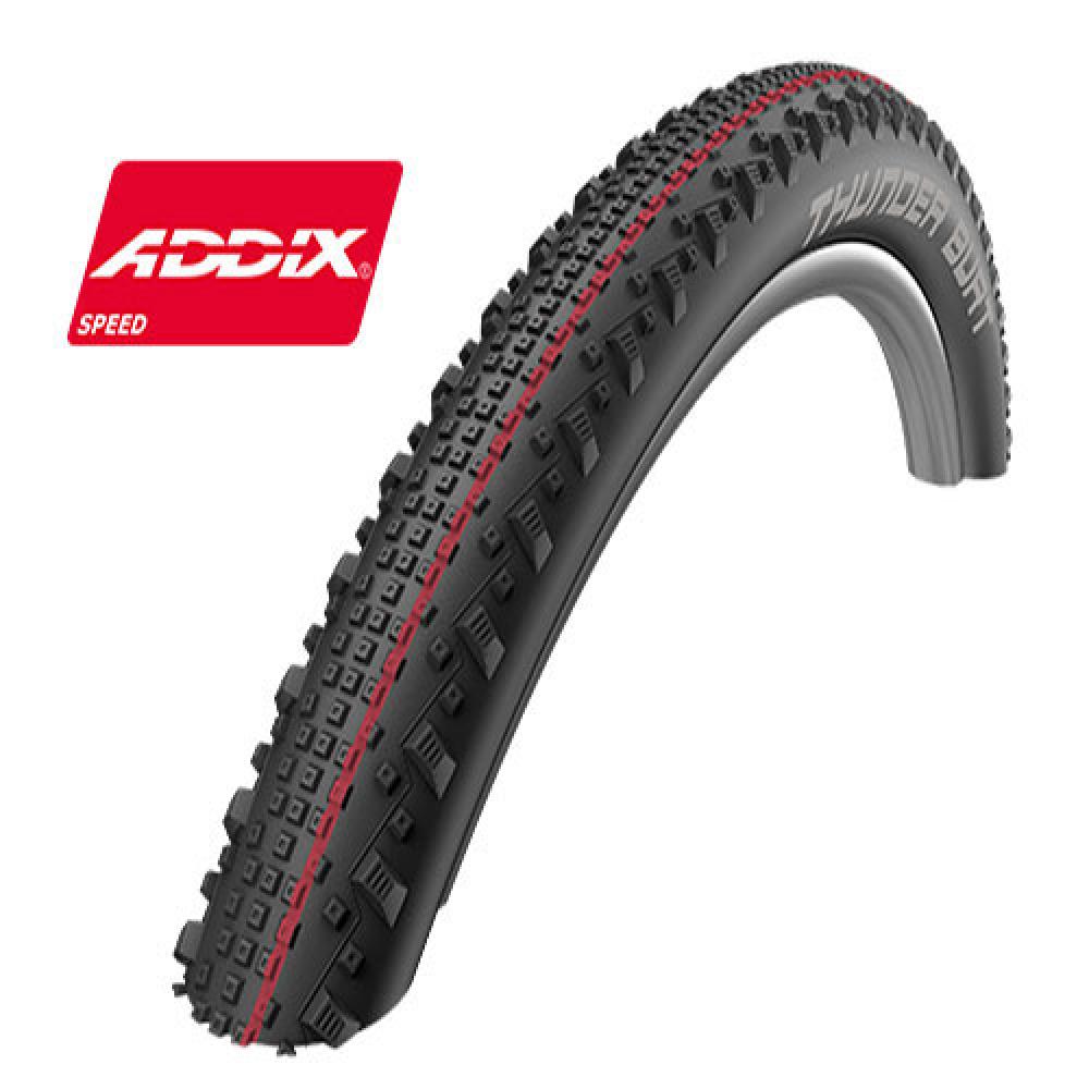 Schwalbe Thunder Burt 29x2.25" MTB Reifen, schwarz, faltbar, TLE, E-25 mit ADDIX Speed Compound.