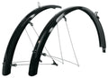 SKS BLUEMELS BASIC 26 Schutzblech-Set - 53 mm breit für 26 Räder robuste Aluminium-Kunststoff-Sandwichkonstruktion ASR-Sicherheitssystem glänzend schwarz