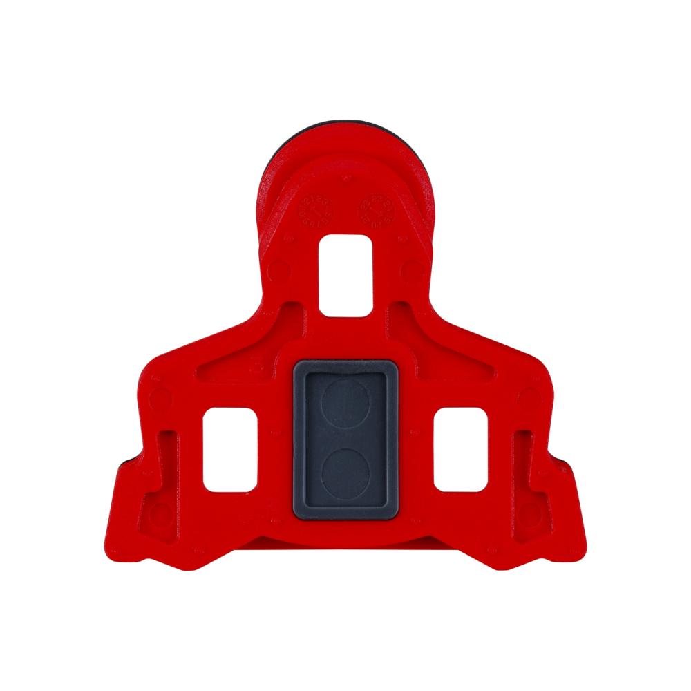BBB Cycling BBB Schuhplatten PowerClip 6 degree One Size rot - effizienter Kraftschluss fürs Rennrad