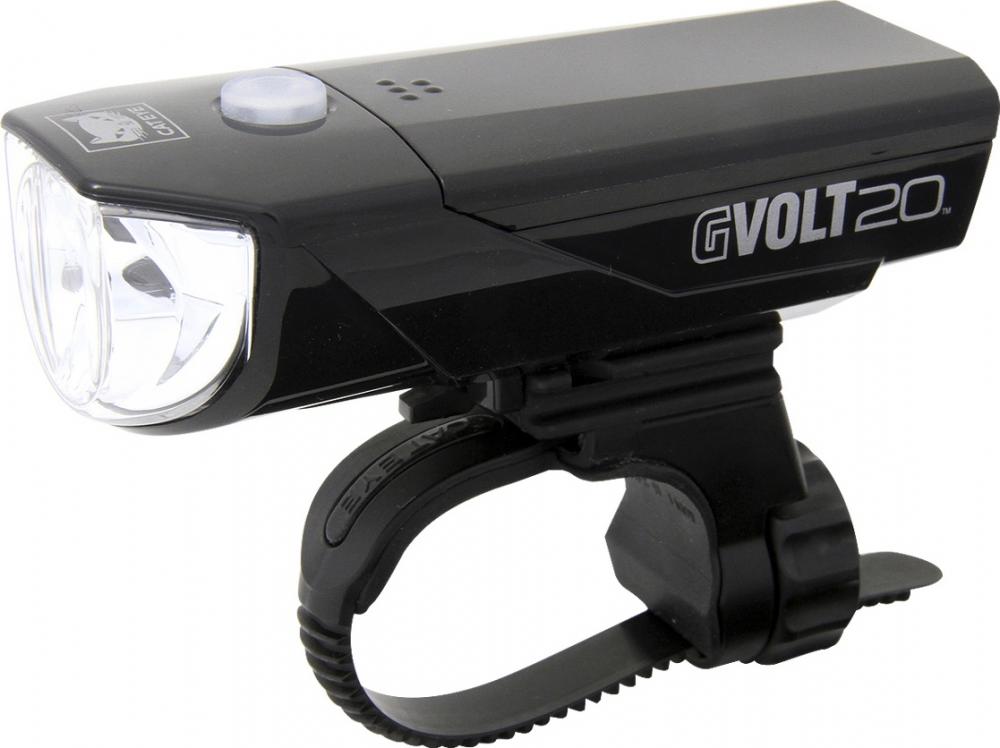 CATEYE Frontlicht GVolt 20 HL-EL350G 5340145 Größe 20 - StVZO-Frontlampe mit 20 Lux