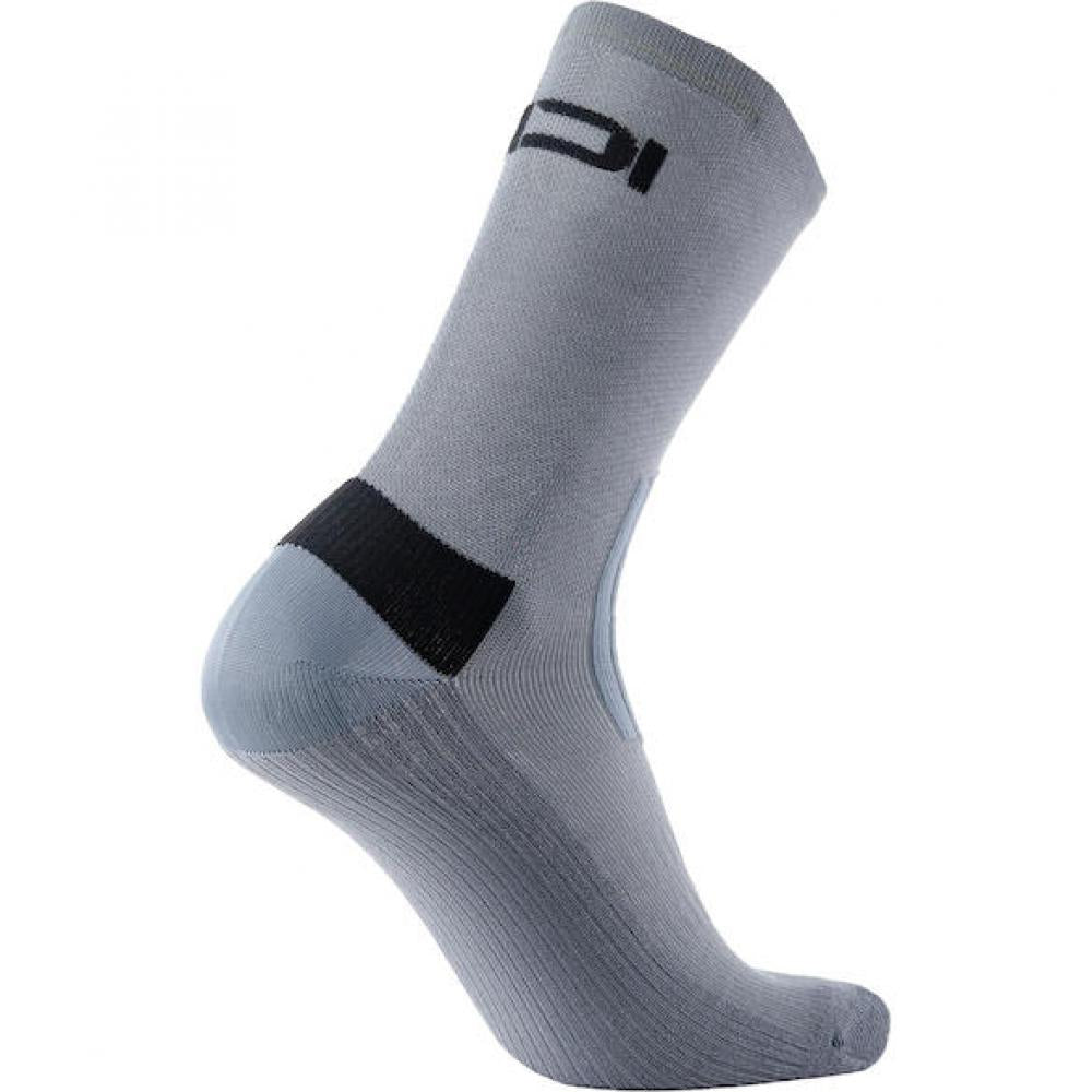 Sidi Socken VISIBILIS grey 35-39 Grau - technische Radsocken für trockenen Komfort