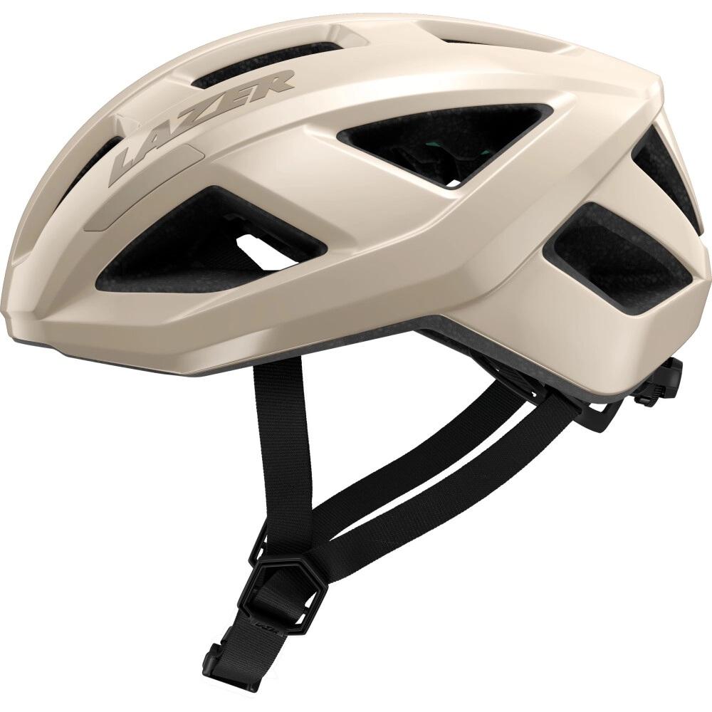 LAZER Helm Tonic KinetiCore Road Latte L (58-61 cm) - leichter, sicherer Rennradhelm