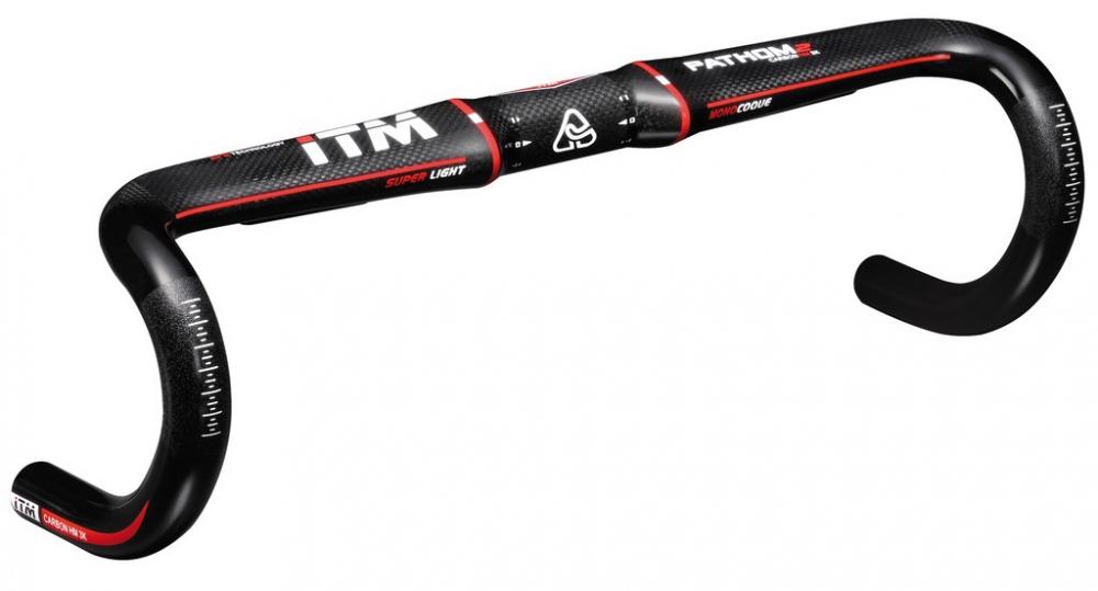 ITM Rennlenkerbügel Pathom Carbon if Ø31,8 mm,420mm,schwz Carbon,Kab.Innenf.