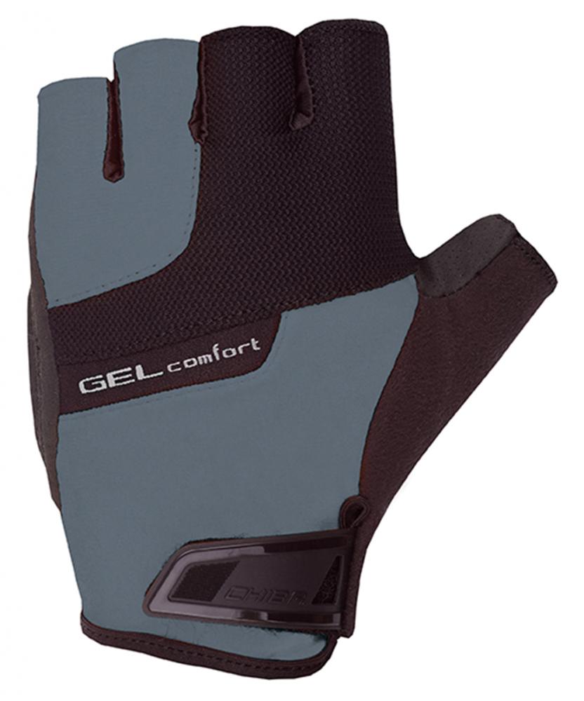 CHIBA Gel Comfort - Radhandschuhe dunkelgrau XXL, Gelpolster & atmungsaktiv