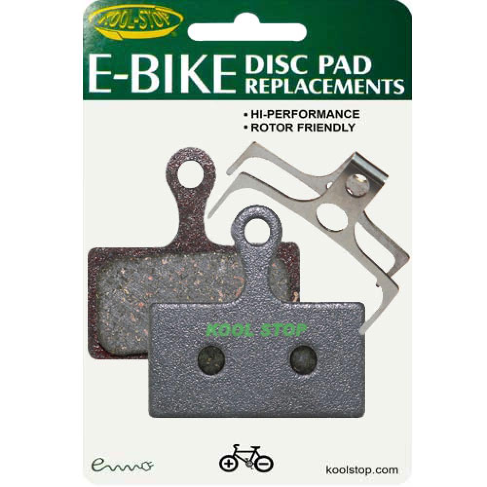 Kool Stop D-635 E E-Bike Scheibenbremsbeläge für Shimano, Hi-Performance, Rotor-freundlich, inklusive Feder.