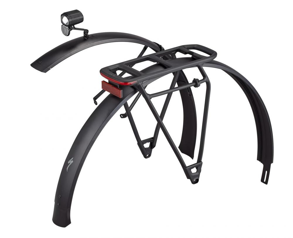 Specialized TERO EQ KIT BLK 29X2.35 BLACK - Schutzblech- und Gepäckträger-Set für 29 Zoll Gravel Bikes