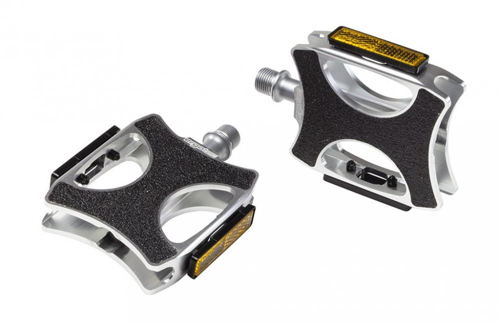 Ergotec Alu-Pedal EP-Serie Urban 9/16 Zoll mit Reflektoren
