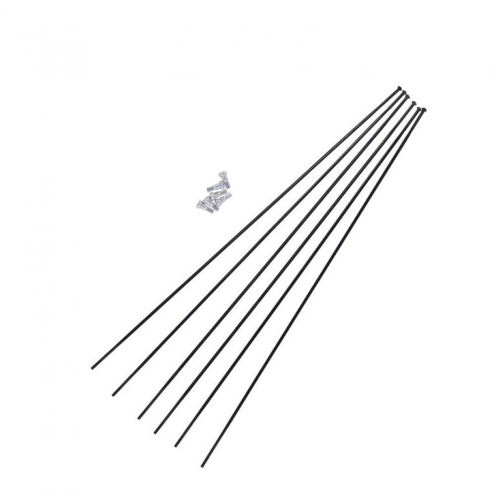 Schwarze DT Swiss Fahrradspeichen mit Nippeln, Ersatzkit für ERC1400 DICUT Laufräder.