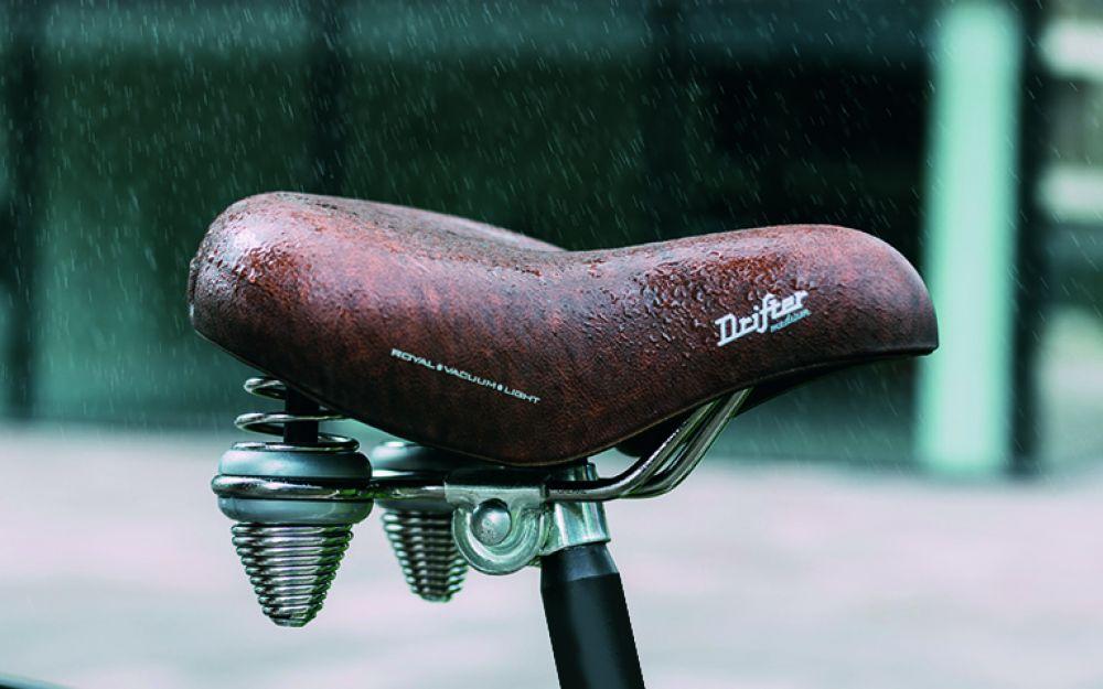 Selle Royal Drifter Small Fahrradsattel braun mit Royalgel und Doppelfederung