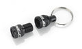 XLC Ventiladapter PU-X07: Adapter von AV (Schrader) auf DV/SV (Dunlop/Presta), inklusive praktischem Schlüsselring, Farbe: Schwarz, Gewicht: 3 g.
