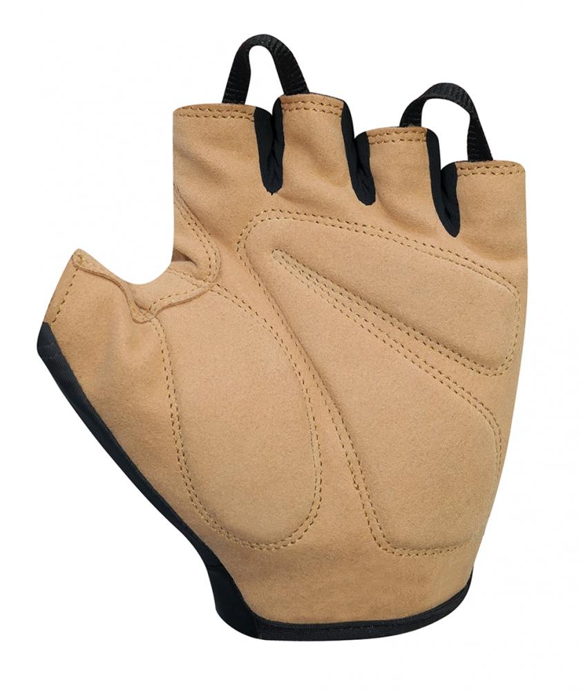 CHIBA ECO Glove Pro - Radhandschuhe schwarz, Größe M, atmungsaktiv & gepolstert