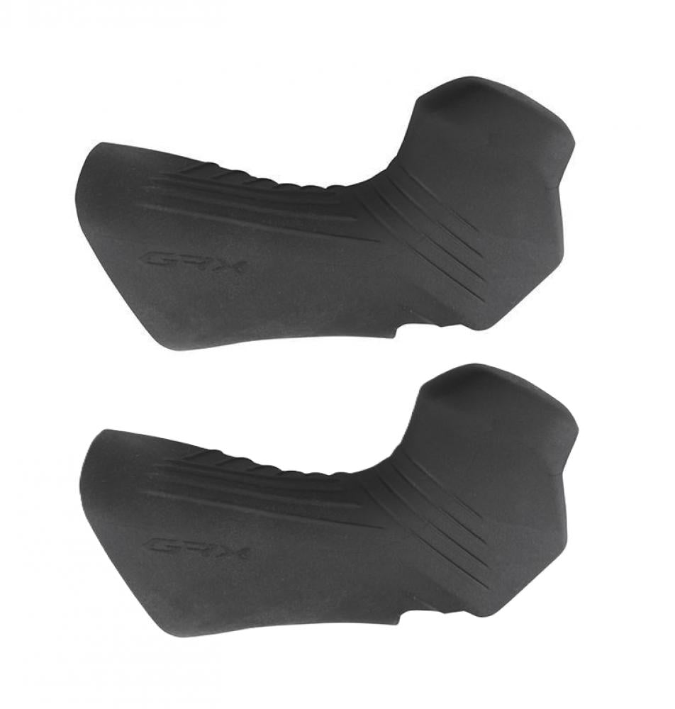 SHIMANO GRX ST-RX825 Griffgummis (Paar) in Schwarz für Schaltbremshebel – komfortabler Grip.
