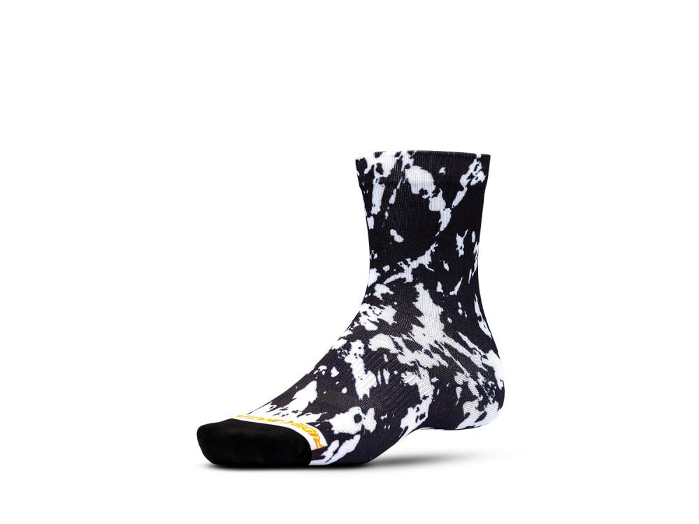 Ride Concepts Rorschach Socken M Schwarz - Trail Socks mit Mesh-Zonen