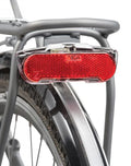 AXA Slim Steady LED Gepäckträgerrücklicht 50 mm, Standlicht, StVZO-konform, für Dynamo & 6V E-Bike, Reflektor integriert, 20 mm Bauhöhe
