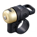 CATEYE Klingel OH-1500 Nido Gold Gold - kompakte Fahrradklingel mit warmem Klang