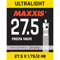Artikelnummer Maxxis Schlauch 27.5x1.75-2.40 Zoll 47/62-584 UltraLight SV 48mm