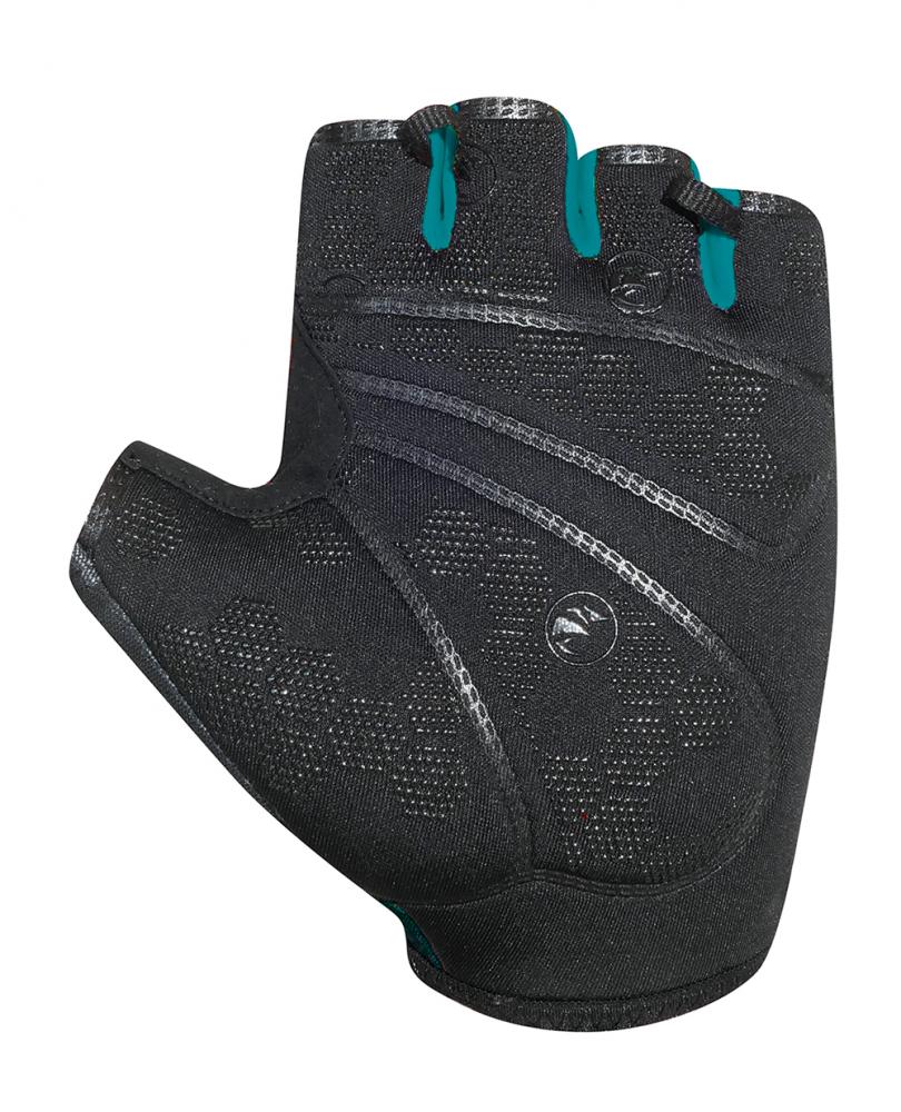 CHIBA Solar II - Radhandschuhe schwarz/petrol, XXL, atmungsaktiv & leicht gepolstert