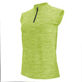 CHIBA Lady Melange Shirt Sleeveless - ärmelloses Damen-Radtrikot apfelgrün 4XL