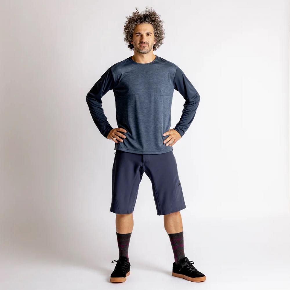 IXS Sports Division iXS Flow X Long Sleeve Jersey L Storm-Marine - atmungsaktives Bike-Trikot
