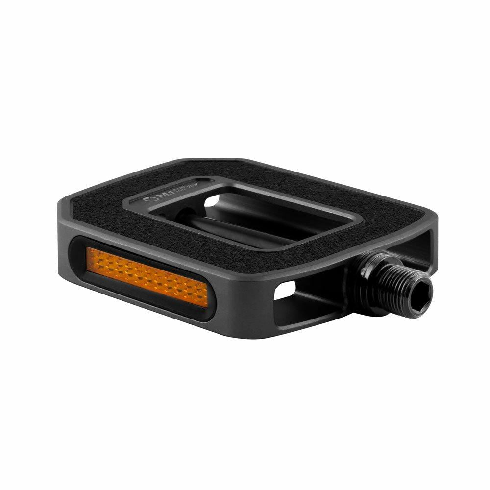 by.schulz M.1 View Plattformpedal Schwarz - 19 mm Aluminium für E-Bikes bis 150 kg