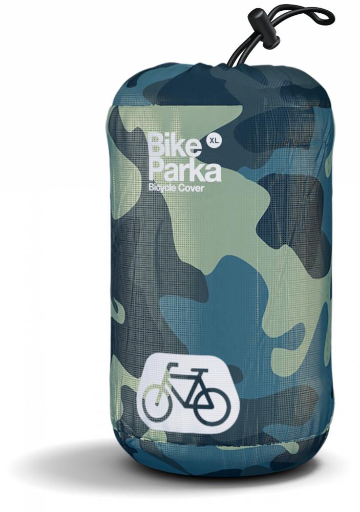 BikeParka Fahrradabdeckung XL Camo - robuste XL Fahrradgarage für optimalen Wetterschutz