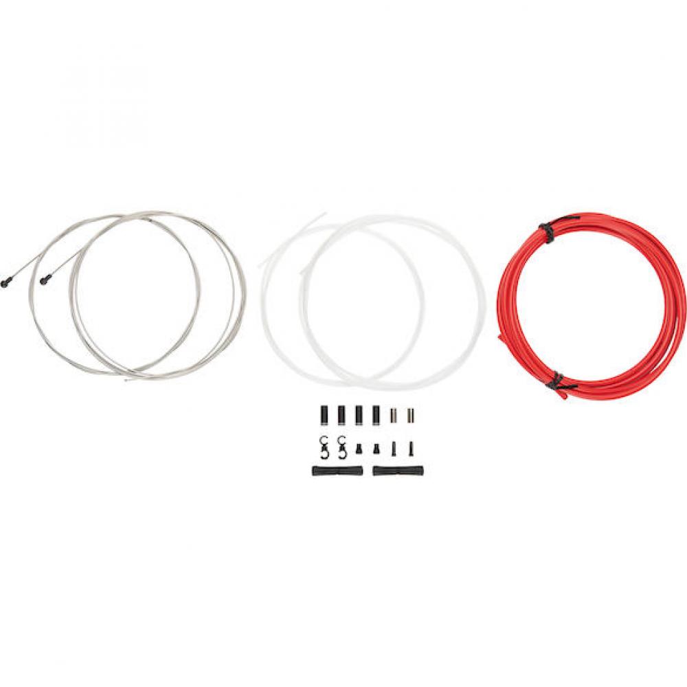 Jagwire Road Elite Sealed Bremszugset Rot - Sealed Brake für SRAM & Shimano