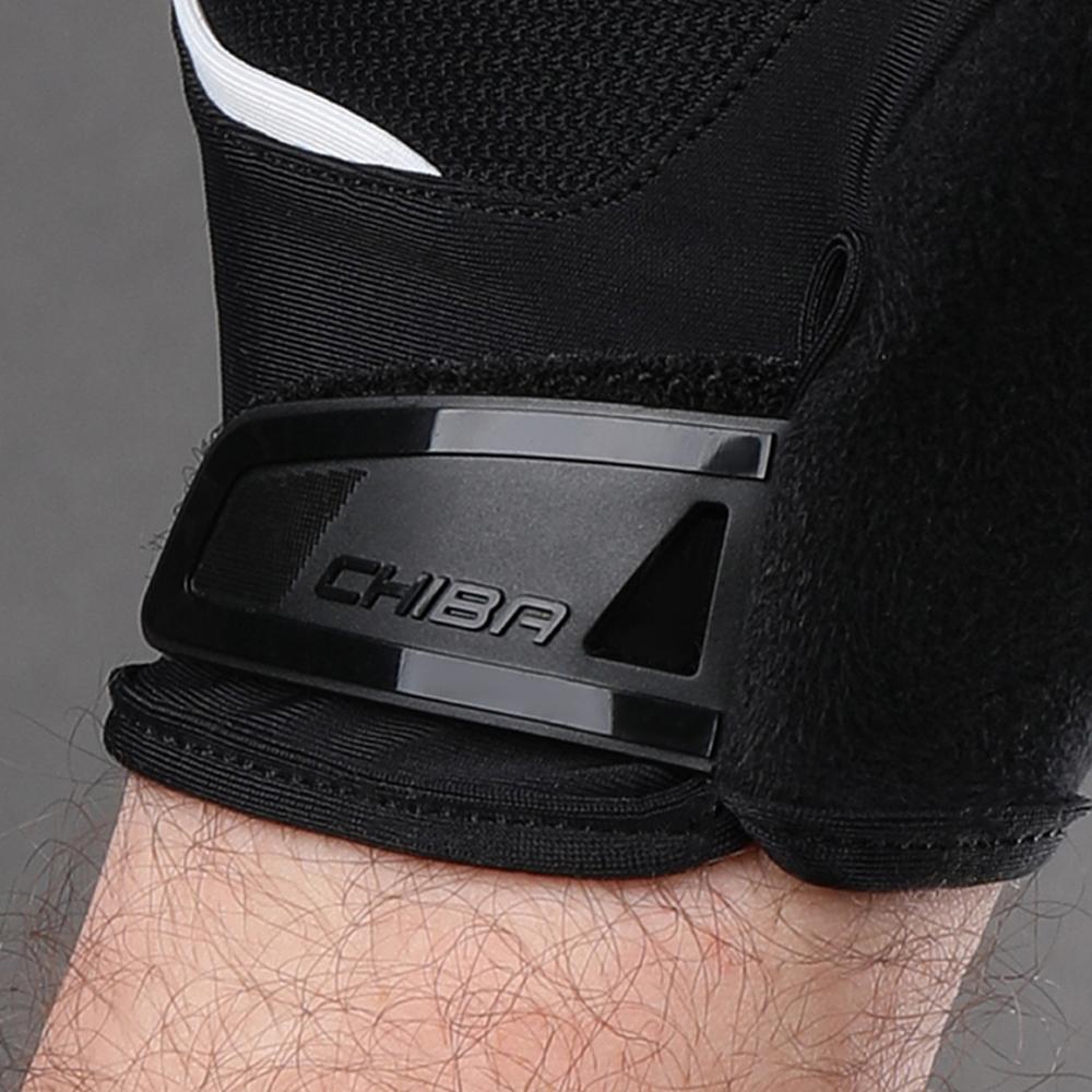 CHIBA Sport - Radhandschuhe kurzfinger, schwarz, Größe M, atmungsaktiv