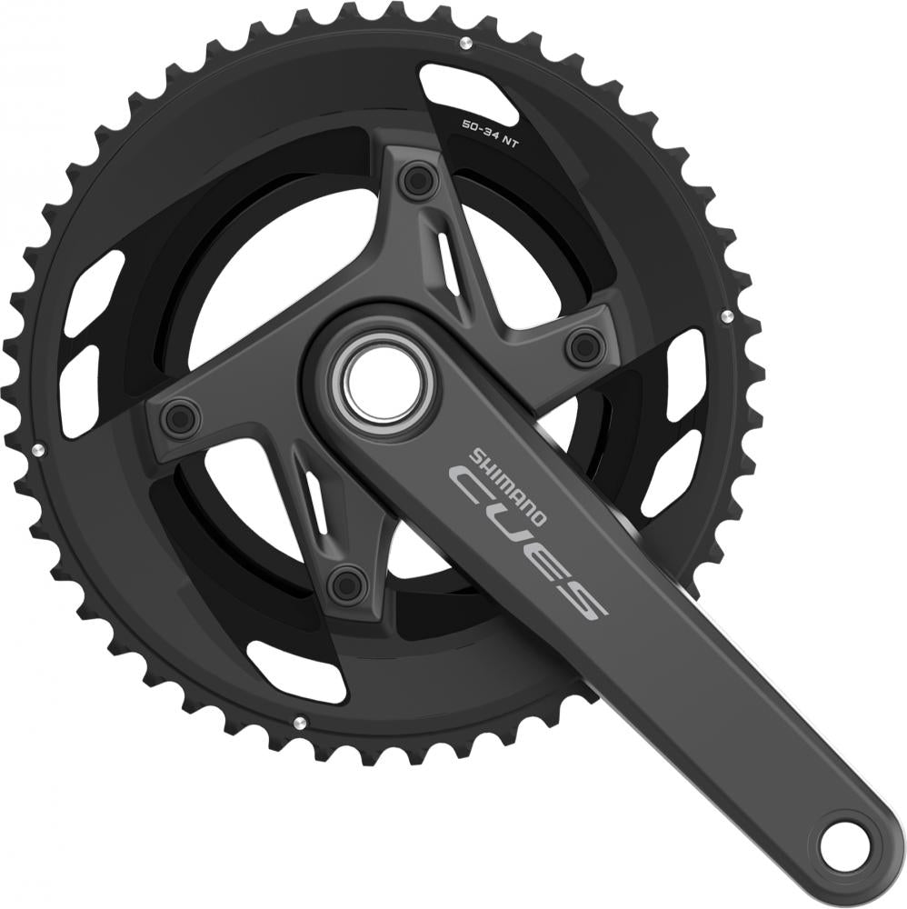 SHIMANO Kurbelgarnitur CUES FC-U6040-2 Hollowtech II general - 6040-2, 2,, 172,, 5mm, 50x34, 10-fach