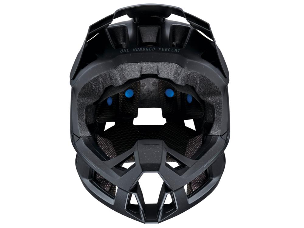 100% Trajecta helmet w/Fidlock L black - leichter Fullface-Helm mit maximalem Schutz