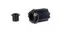 XLC Freilaufkörper WS-X22 für WS-C37/50 und passender Adapter, schwarze Fahrrad-Nabenkomponenten.