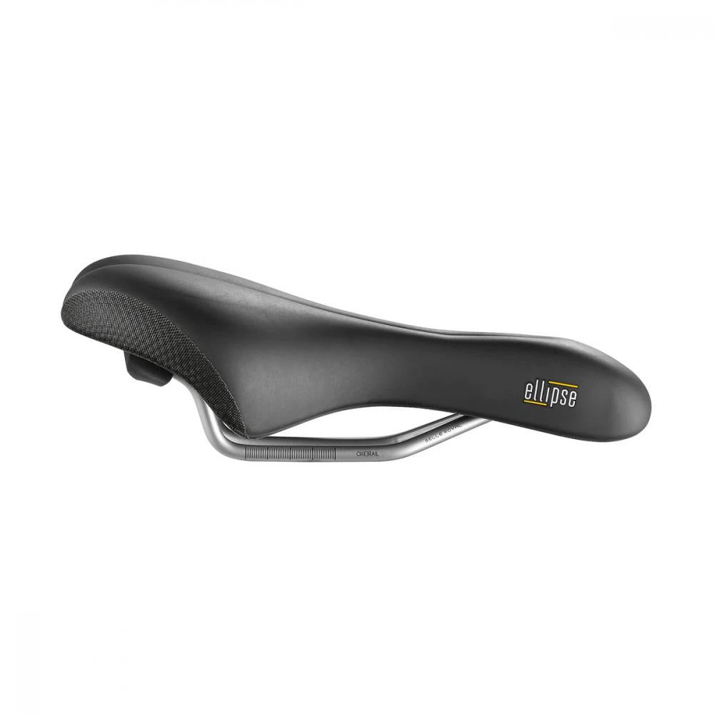 Schwarzer Selle Royal Ellipse Premium Unisex Fahrradsattel, 265x162mm, atletic.