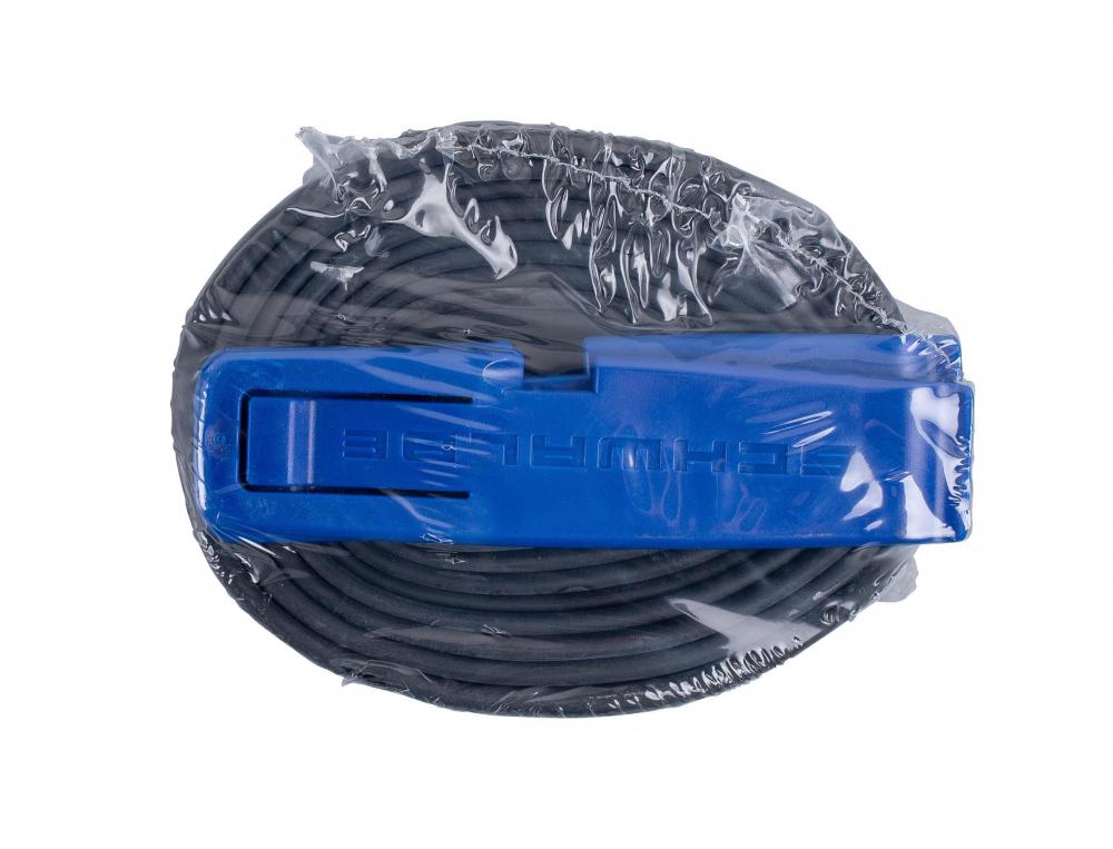 Schwalbe Satteltaschen-Set 28 Zoll mit SV17 Schlauch und zwei blauen Reifenhebern in Originalverpackung.