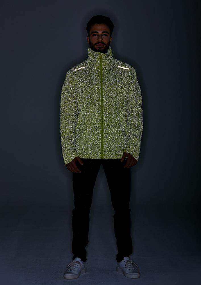 Basil Skane HiVis Herren Regenjacke M - Neongelb, 10.000 WP