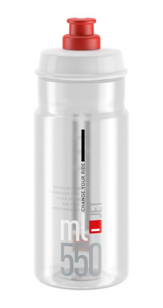 Elite Trinkflasche Jet klar rot 550ml