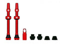 Muc-Off Tubeless Valve Kit V2 44 mm Rot - Ultraleichtes 7075-Aluminium für MTB & Rennrad